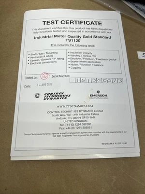 NEW Nidec 075E3A305BACAA075110