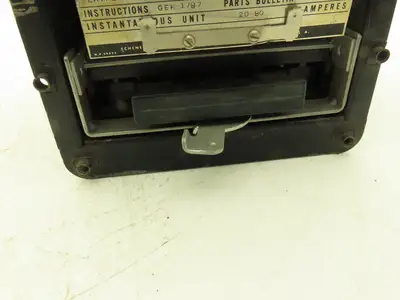 General Electric 12IAC77B4A Overcurrent Time Delay Relay 4-16 Amp *Read