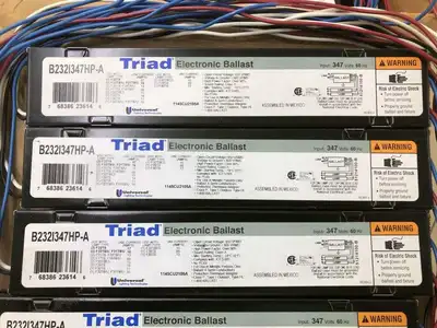 Triad B232I347HP-A 2 Lamp Outdoor Electronic T8 Ballast 347V -NIB of 10
