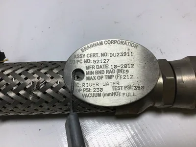 Branham 24″ 52127 Stainless Steel Wire Braided Pipe Flexible Chemical Metal Hose