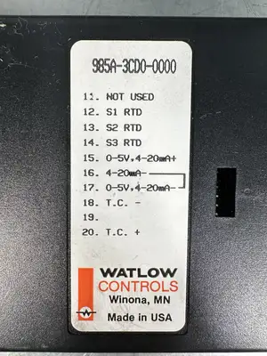 Watlow 985A-3CD0-0000 Temperature Controller (BIN643)