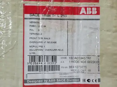 New | in-Stock ABB T4L 250 - 1SDA059457R1 Switchgears British Columbia CA | Lenmark #243163