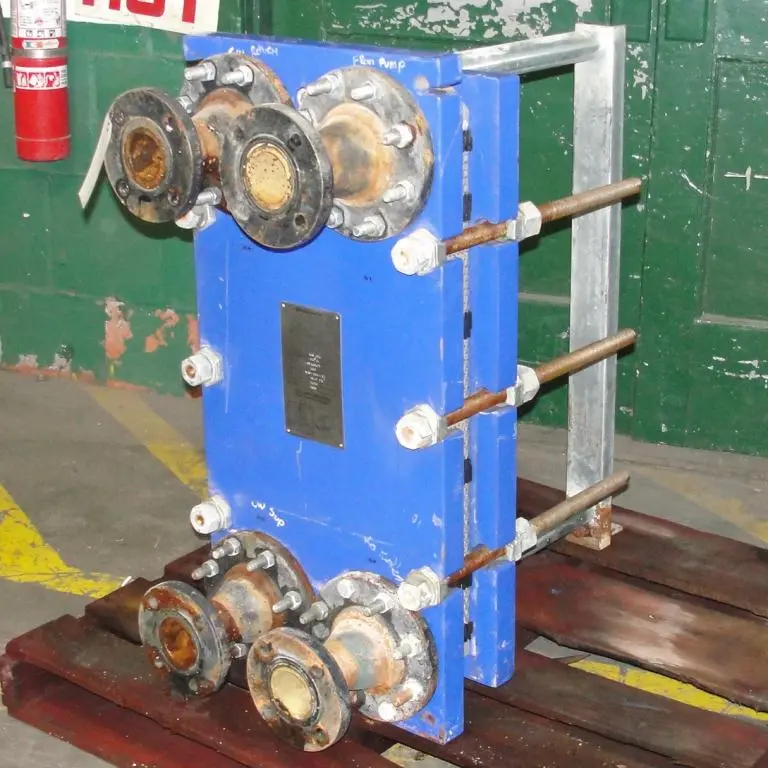 SPC6291  Heat Exchanger 40.26 sq.ft. Alfa Laval plate heat exchanger, Stainless Steel Contact Parts