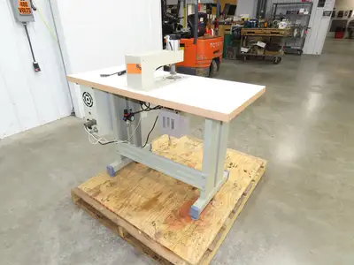 Changzhou JT-100-Q Ultrasonic Welding Sewing Head Unit Press 2x1" Foot 220V