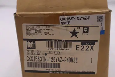 SMC CKG1B63TN-125YAZ-P4DWSE 63mm ck clamp cylinder, CK CLAMP CYLINDER STK 2779