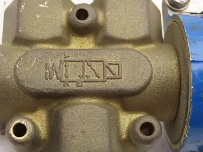 Nadi C38T09E0D 3-Way Brass Solenoid Valve 24V 3/8" NPT Universal