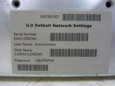 USED HEWLETT PACKARD DL580