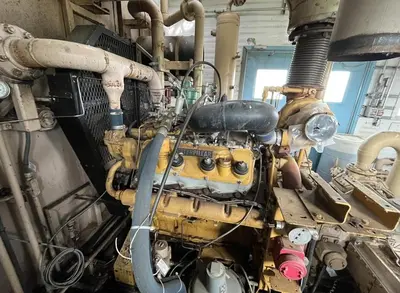 CAT  Gas Compressor Package Model G3408TA S/N 6NB01289 Ariel Model JGA-4-3 Stage S/N F-14205 Size 8 7/8 x 8 7/8 x 6.5 x 4.125 x 3” Stroke
