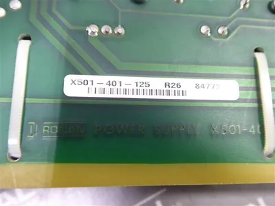 Ronan Engineering X501-401-125 Power Supply Board Rev. 26 Used
