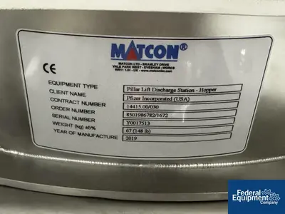 NEW Metolift Metolift Pillar Lift Discharge Station, Model M5414-83-C2D2