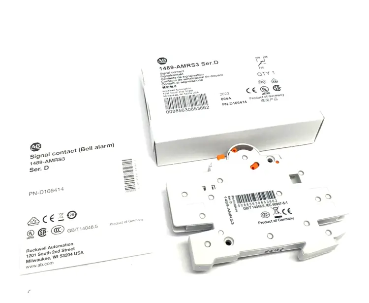 New | in-Stock Allen-Bradley Ser. D Signal Contact, 1 C.O. MCB Accessory Contact Blocks Michigan US | Maverick Industrial Sales #1462955