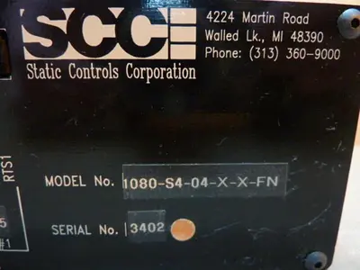 USED STATIC CONTROL SYSTEMS 1080-S4-04-X-X-FN