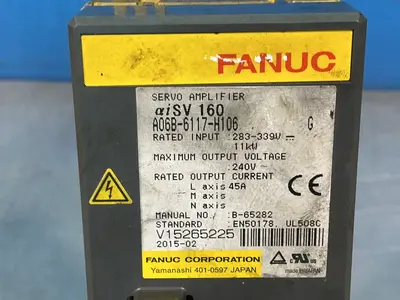 Used FANUC A06B6117H106 Servo Drives Ohio US | HGR 24 #1335240