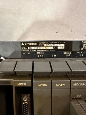 MITSUBISHI NUMERIC CONTROLLER - W/ 10 CARDS