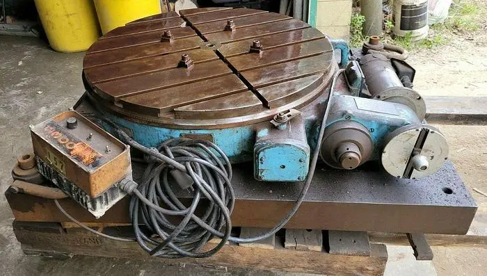 Used 1979 PRATT & WHITNEY 30'' MOTORIZED ROTARY TABLE Workholding (Misc) Wisconsin US | Lemke Machinery Sales #538954