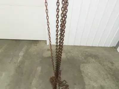 CM Model M Cyclone 1 Ton 2000Lb Manual Chain Fall Hand Hoist 39' Lift