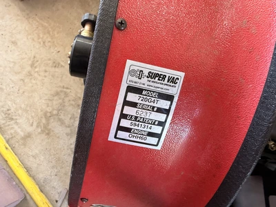 Used SUPER VAC 720G4T VENTILATOR Air Movers Michigan US | Miedema Asset Management Group #1395971