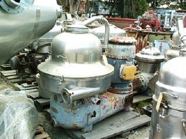 (2) Westfalia SIG 15007 nozzle centrifuges, 316 SS.
