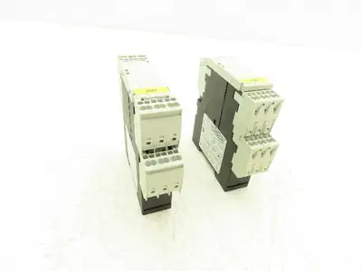 Siemens 3RN1010-2CB00 Thermistor Motor Protector 24V AC/DC 1NO 1NC Lot of 2