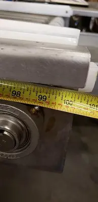 Washer, Belt, 42" x 100", Stainless Steel, Innotech, 2-Zone #5861449