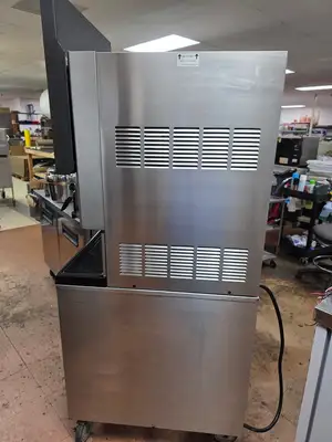 Used FBD MFG Used 26" FBD 774 Four Barrel Frozen Carbonated Beverage Dispenser 230V As Is Slushie Machines Illinois US | Falcon Restaurant Supply #1375159