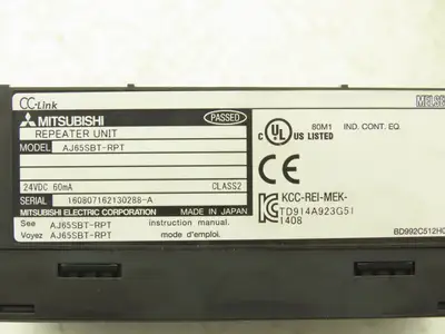 Mitsubishi AJ65SBT-RPT PLC CC-Link System Repeater T-Junction Module Lot of 4