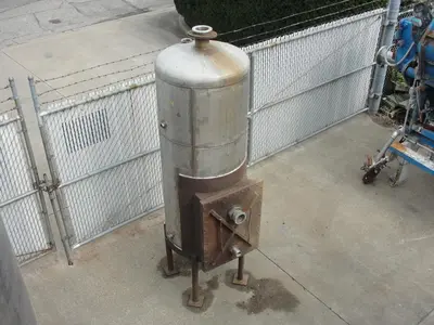 SPC7424  Tank 225 gallon vertical tank, Stainless Steel, dish