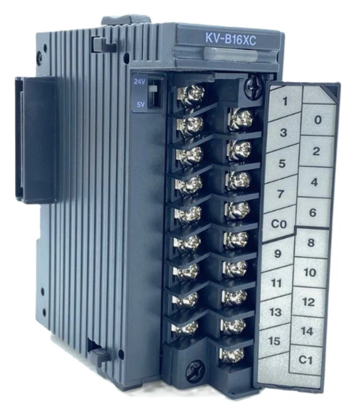 Keyence KV-B16XC 16-Point Screw Terminal Block for Programmable Logic Controller [New]