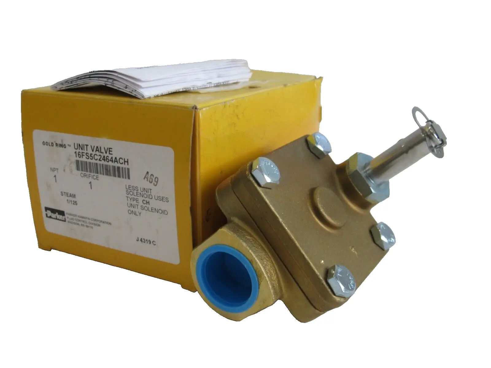 NEW PARKER 16FS5C2464ACH VALVE ORIFICE 1