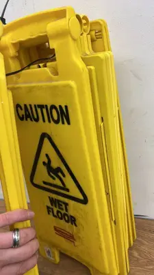 Assorted Set of 7 Folding Safety Floor Signs