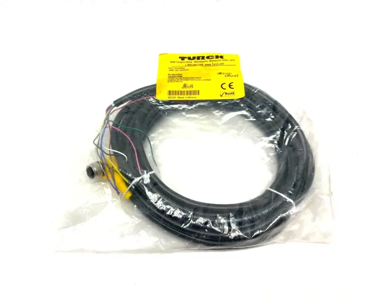 Used TURCK EUROFAST RIGHT ANGLE SINGLE ENDED CORDSET Cable & Wire | Maverick Industrial Sales #1113840