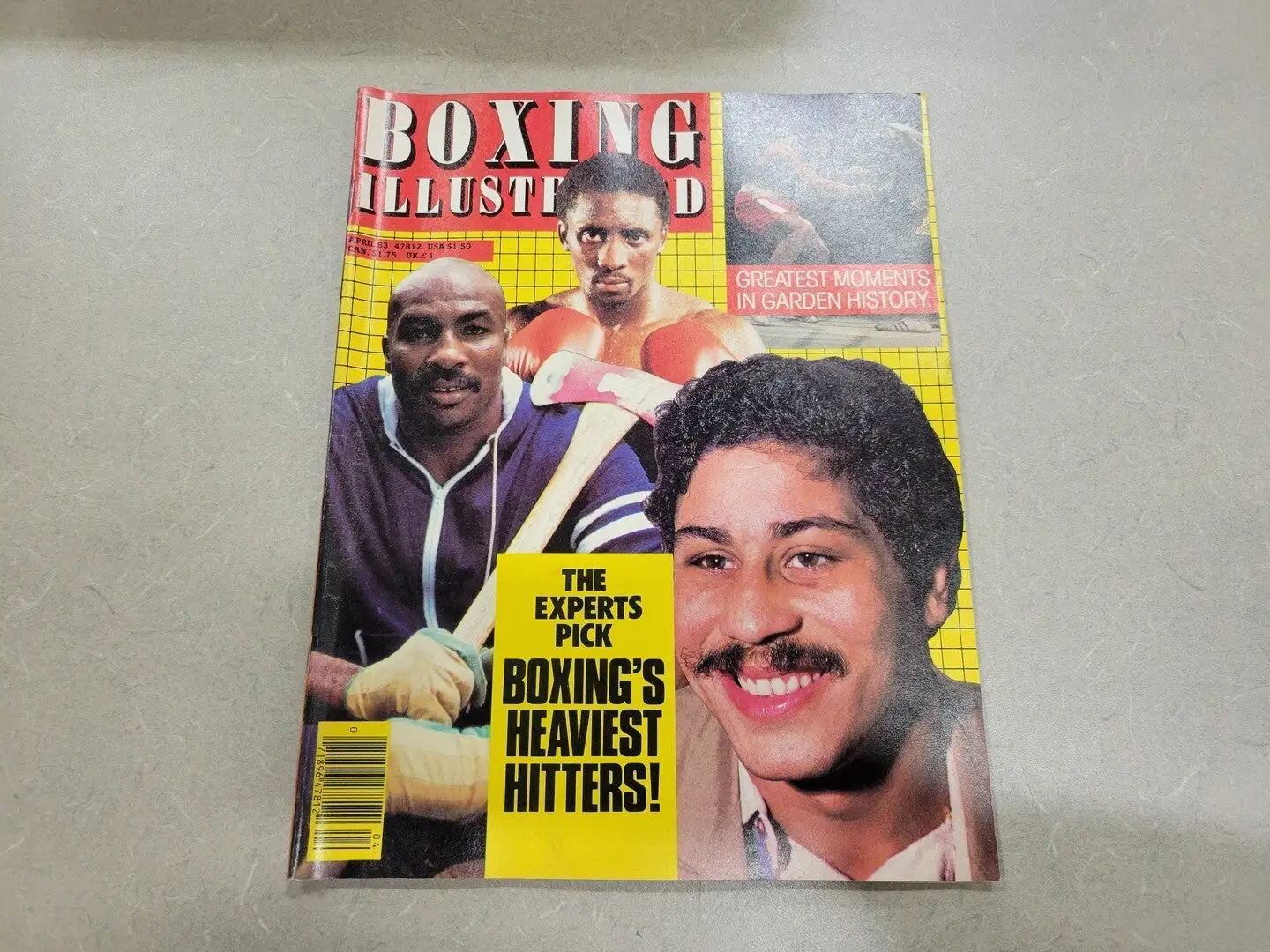 USED BOXING APRIL 1983