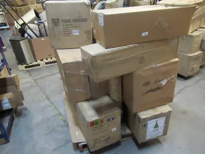 Pallet of Store Overstock and Ecommerce Product and Returns - Vickerman Christmas