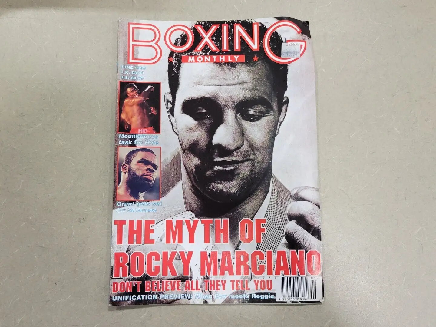 USED BOXING MONTHLY JUNE 1999