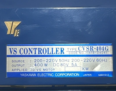 NEW Yaskawa CVSR-404G