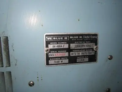 USED BLUE M OV-490A-2