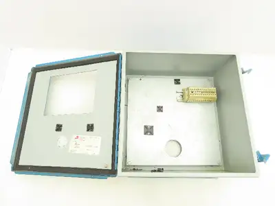 Hoffman A1212CH Electrical Enclosure Box 12x12x6" W/Backplate Steel