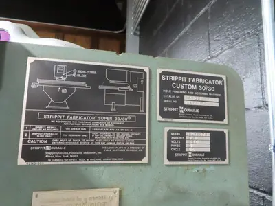 1973 HOUDAILLE INDUSTRIES STRIPPIT FABRICATOR CUSTOMER 30/30 Stamping Presses | MD Equipment Services LLC (23)