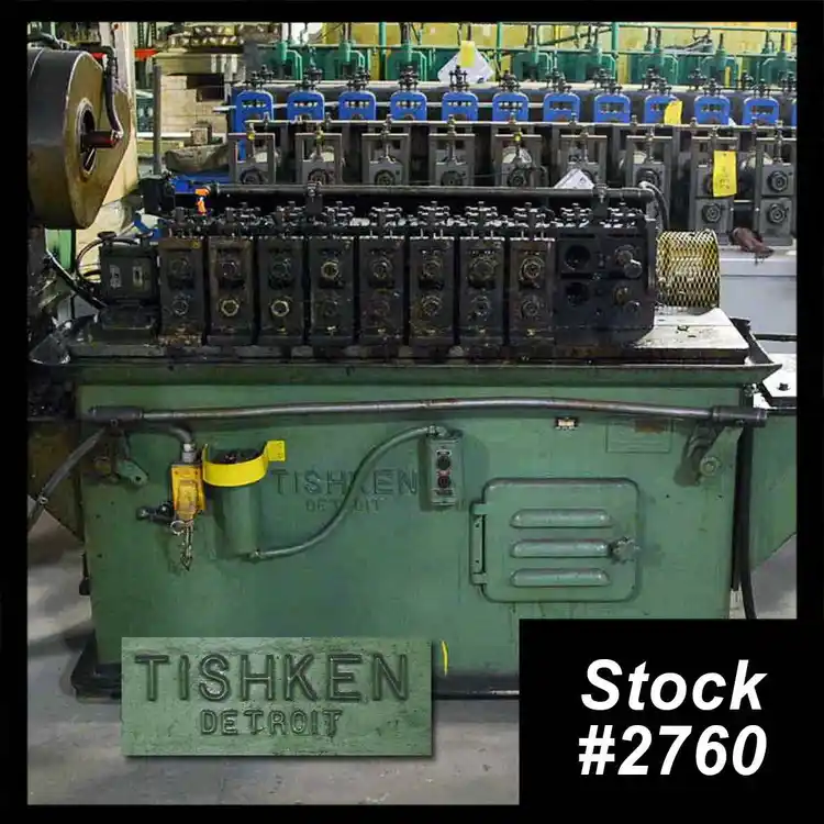Used TISHKEN 10 4 1 1 Roll Formers Ohio US | Universal Tube & Rollform Equipment Company #280050
