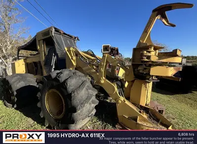 Used 1995 HYDRO-AX 611EX Feller Bunchers North Carolina US | Proxy Equipment #1379585
