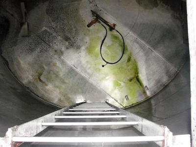 SPC2301  Tank 13800 gallon vertical tank, Stainless Steel Clad, flat