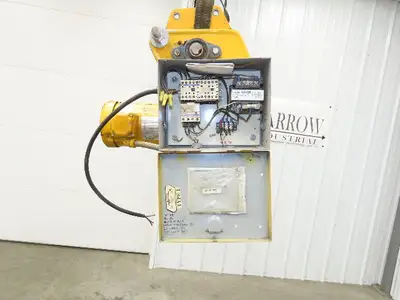 David Round Electric Hoist Tractor Power Drive Trolley 45 Fpm 460VAC 3Ph