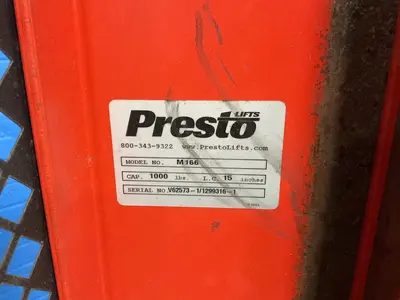 Used PRESTO M166 Material Handling (misc) Ohio US | HGR 24 #1332754