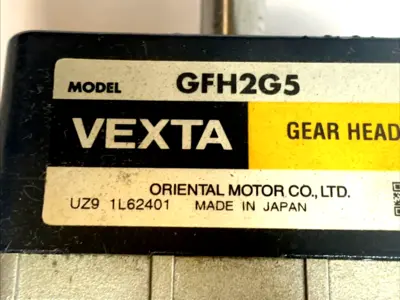 USED VEXTA 30W BRUSHLESS MOTOR W/ GFH2G5 5:1 GEARHEAD