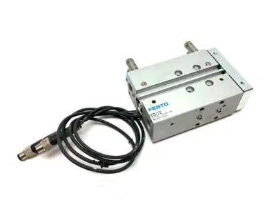 USED FESTO GUIDED DRIVE CYLINDER 30MM STROKE 16MM BORE 609347