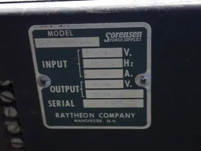 Used SORENSEN DCR 4040B DC Power Supplies Ohio US | HGR 24 #895599