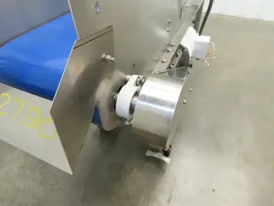Best Industrial 12"x 57" Stainless Washdown Portable Belt Conveyor 480V 3PH