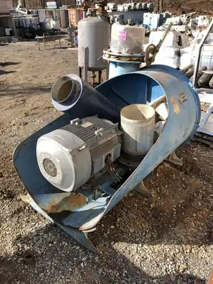 Spencer Vacuum Blower 55X75 31 Bag Filter Cyclone / Dust Collector 3200CFM 3PH