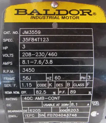 NEW GUSHER E-285-J-A CENTRIFUGAL PUMP 3HP 208-230/460V E285JA