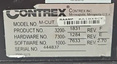 Contrex M-CUT intelligent universal Motion Controller (BIN434)